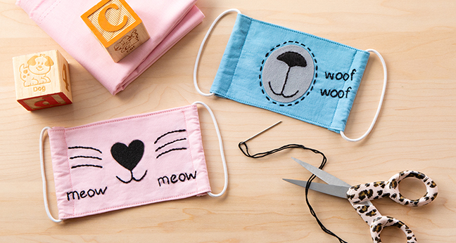 Kids’ Fabric Face Masks